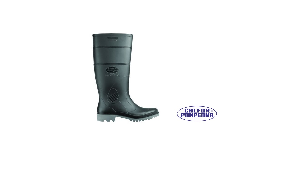 BOTA INDUSTRIAL CANA LARGA CALFOR SIN PUNTERA COLOR NEGRO