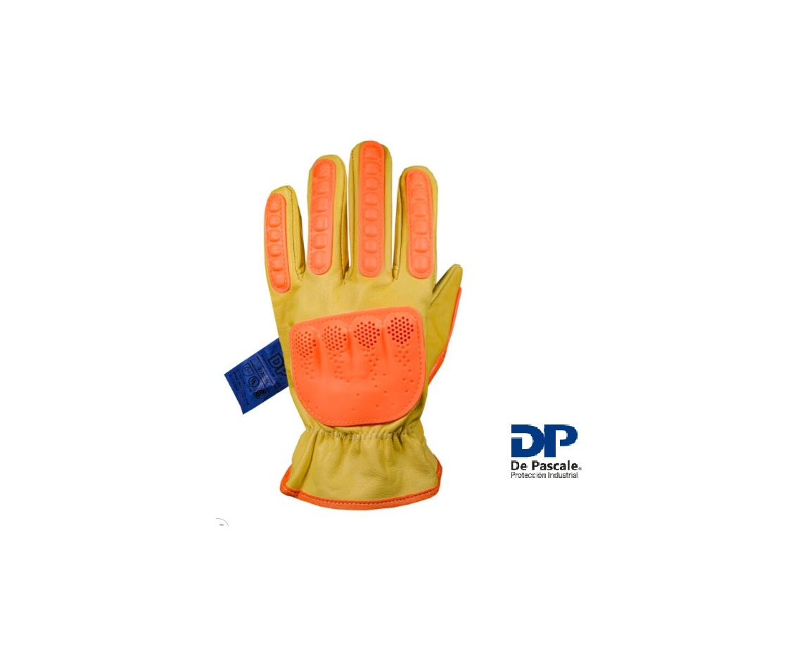 GUANTE LINCOLN VAQUETA ELASTIZADO TPR ANTISHOCK TALLE 10